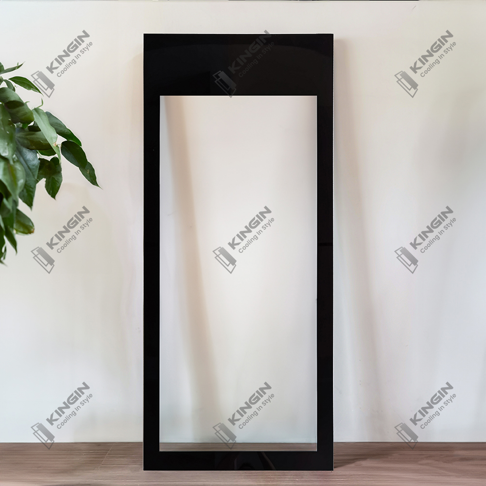 Sleek Aluminum Frameless Freezer Glass Door for Modern Commercial Spaces